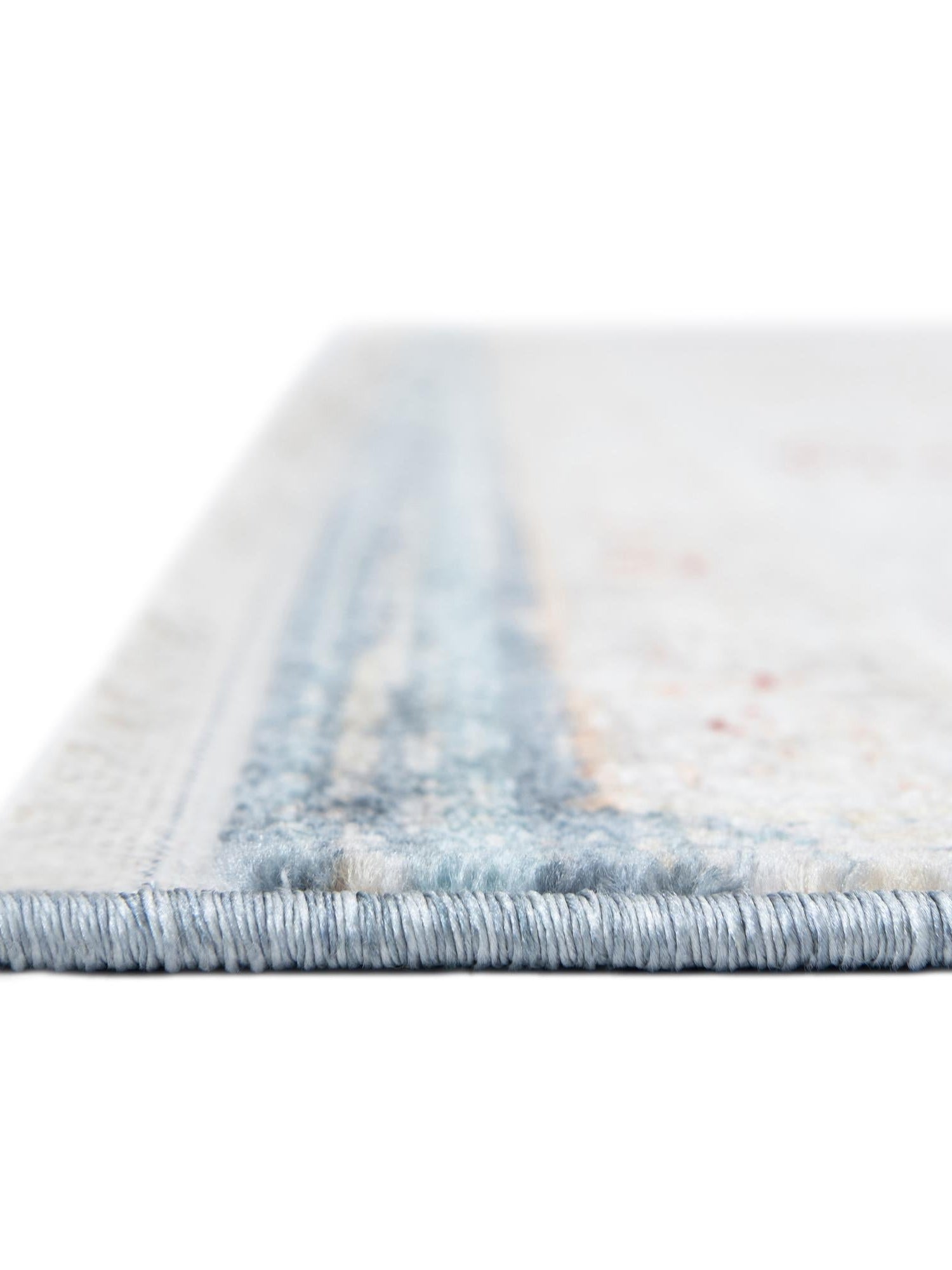 Blue 4' x 5' 7 Noble Rectangle Area Rug 100% Polyester Traditional Distressed Classic Contemporary Carpet for Home Decor for Sale at Rug Engine