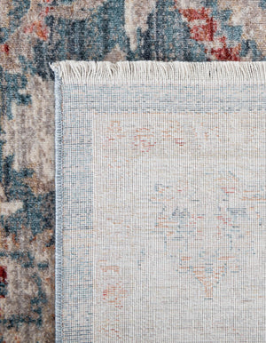 Blue 4' x 5' 7 Noble Rectangle Area Rug 100% Polyester Traditional Distressed Classic Contemporary Carpet for Home Decor for Sale at Rug Engine
