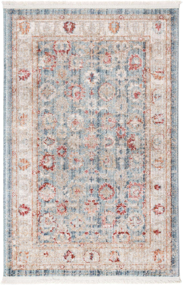 Blue 2' 2 x 3' 1 Noble Rectangle Rug