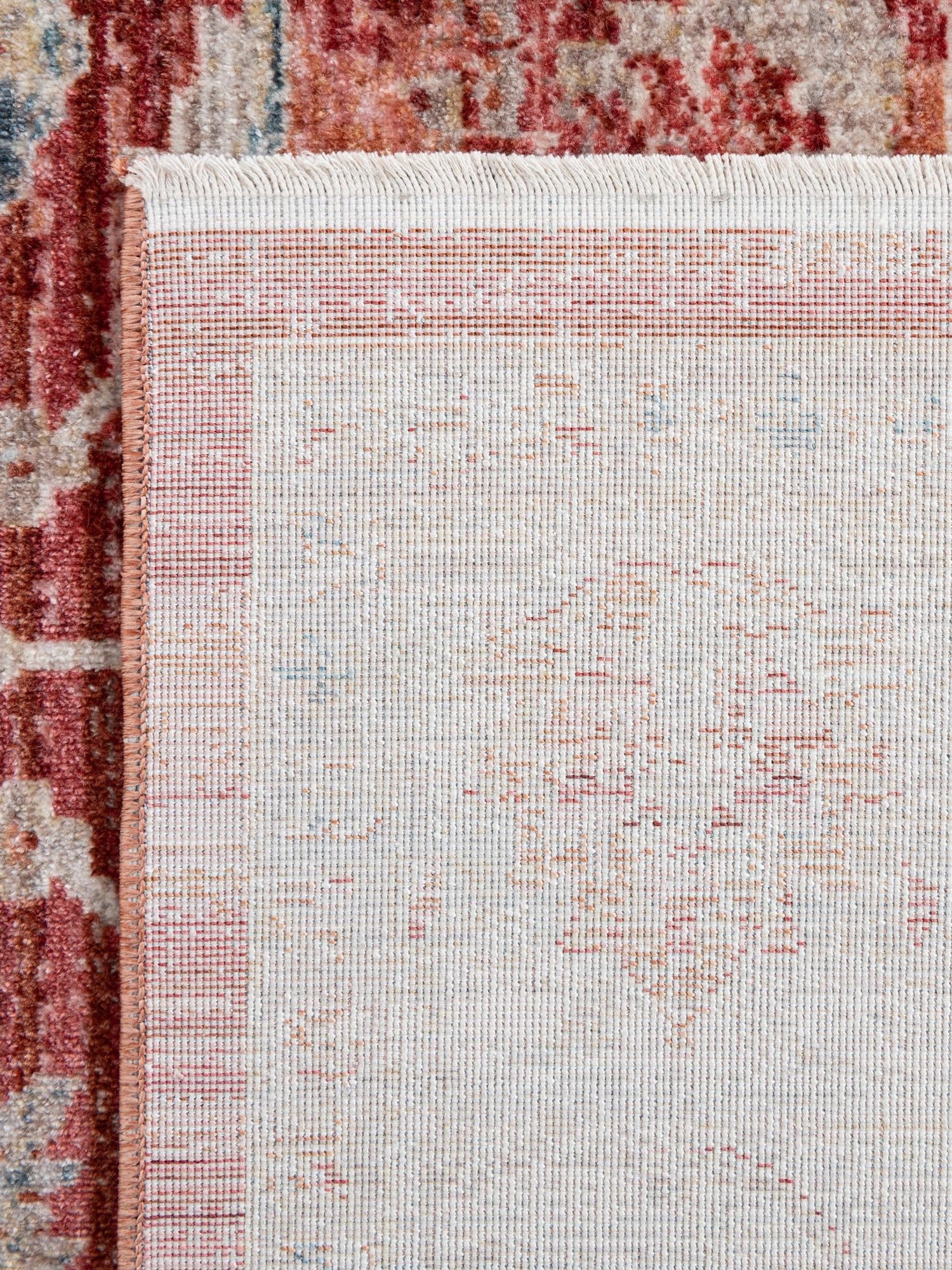 Red 4' x 5' 7 Noble Rectangle Area Rug 100% Polyester Traditional Distressed Classic Contemporary Carpet for Home Decor for Sale at Rug Engine