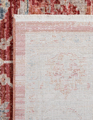 Red 4' x 5' 7 Noble Rectangle Area Rug 100% Polyester Traditional Distressed Classic Contemporary Carpet for Home Decor for Sale at Rug Engine
