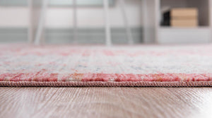Red 2' 2 x 3' 1 Noble Rectangle Area Rug 100% Polyester Traditional Distressed Classic Contemporary Carpet for Home Decor for Sale at Rug Engine
