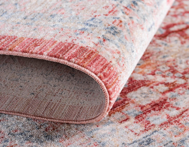 Red 2' 2 x 3' 1 Noble Rectangle Area Rug 100% Polyester Traditional Distressed Classic Contemporary Carpet for Home Decor for Sale at Rug Engine
