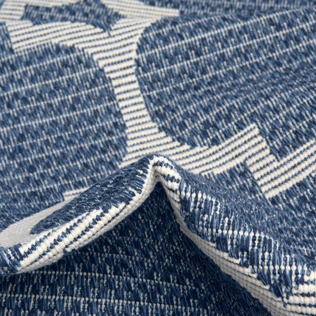 Navy Blue 2' 2 x 3' 1 Decatur Rectangle Area Rug 100% Cotton All Natural Sustainable Eco-Friendly Carpet for Dining Living Office Dorm Rooms for Sale at Rug Engine