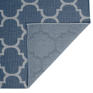 Navy Blue 5' x 7' 2 Decatur Rectangle Area Rug 100% Cotton All Natural Sustainable Eco-Friendly Carpet for Dining Living Office Dorm Rooms for Sale at Rug Engine