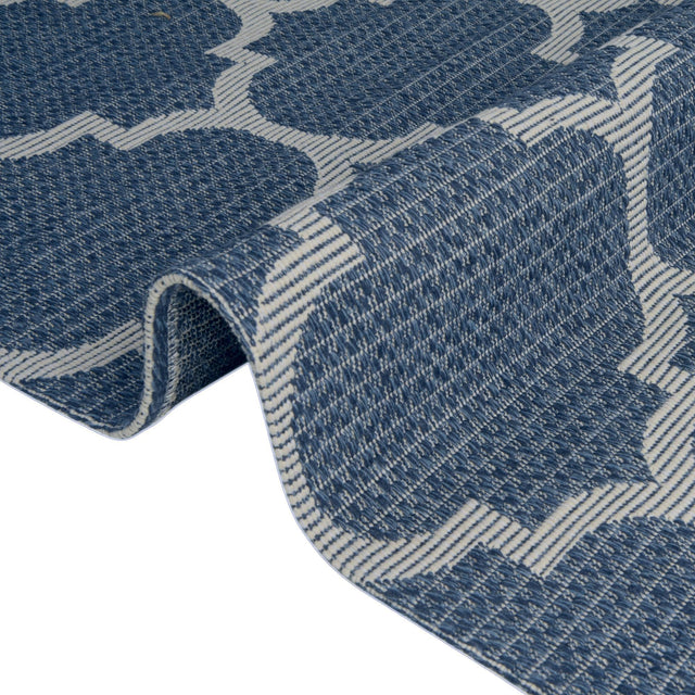 Navy Blue 4' 2 x 6' 1 Decatur Rectangle Area Rug 100% Cotton All Natural Sustainable Eco-Friendly Carpet for Dining Living Office Dorm Rooms for Sale at Rug Engine