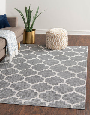 Dark Gray 7' 5 x 10' Decatur Rectangle Area Rug 100% Cotton All Natural Sustainable Eco-Friendly Carpet for Dining Living Office Dorm Rooms for Sale at Rug Engine
