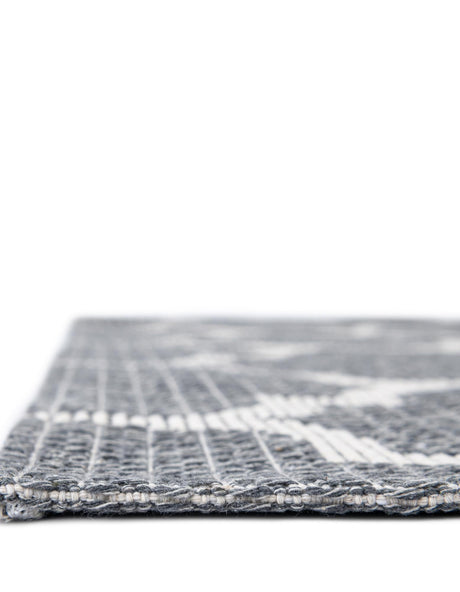 Dark Gray 5' x 7' 2 Decatur Rectangle Area Rug 100% Cotton All Natural Sustainable Eco-Friendly Carpet for Dining Living Office Dorm Rooms for Sale at Rug Engine