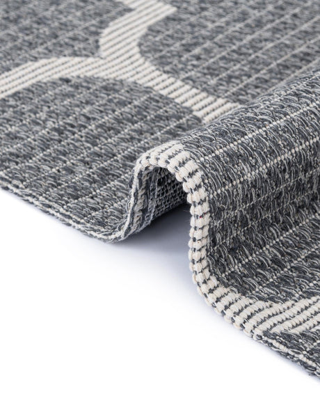 Dark Gray 4' 2 x 6' 1 Decatur Rectangle Area Rug 100% Cotton All Natural Sustainable Eco-Friendly Carpet for Dining Living Office Dorm Rooms for Sale at Rug Engine