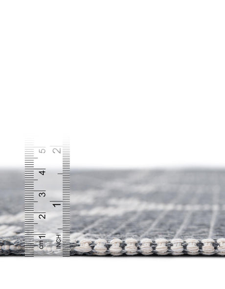 Dark Gray 2' x 6' Decatur Runner Area Rug 100% Cotton All Natural Sustainable Eco-Friendly Carpet for Dining Living Office Dorm Rooms for Sale at Rug Engine