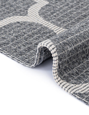 Dark Gray 2' x 7' 10 Decatur Runner Area Rug 100% Cotton All Natural Sustainable Eco-Friendly Carpet for Dining Living Office Dorm Rooms for Sale at Rug Engine