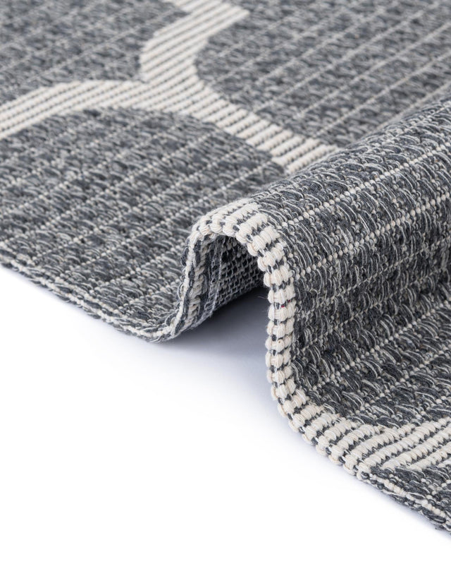 Dark Gray 2' x 7' 10 Decatur Runner Area Rug 100% Cotton All Natural Sustainable Eco-Friendly Carpet for Dining Living Office Dorm Rooms for Sale at Rug Engine