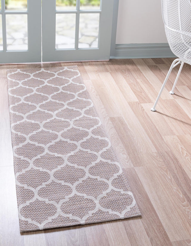 Taupe 2' x 6' Decatur Runner Area Rug 100% Cotton All Natural Sustainable Eco-Friendly Carpet for Dining Living Office Dorm Rooms for Sale at Rug Engine