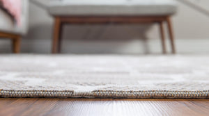 Taupe 2' x 6' Decatur Runner Area Rug 100% Cotton All Natural Sustainable Eco-Friendly Carpet for Dining Living Office Dorm Rooms for Sale at Rug Engine