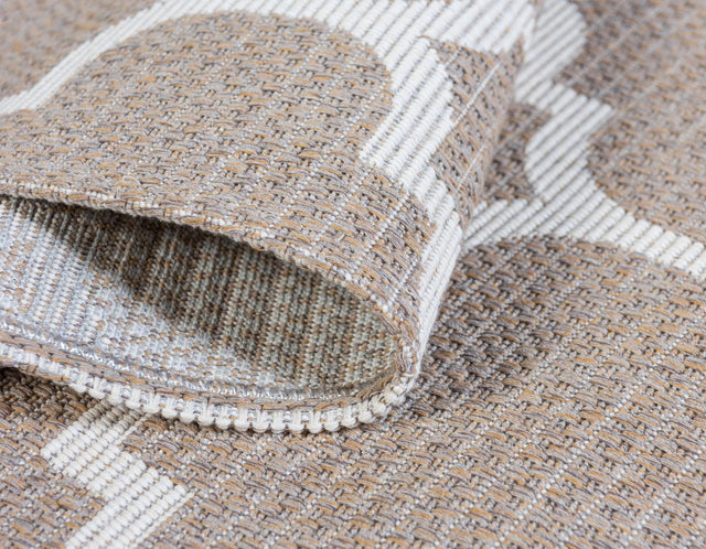 Taupe 2' x 6' Decatur Runner Area Rug 100% Cotton All Natural Sustainable Eco-Friendly Carpet for Dining Living Office Dorm Rooms for Sale at Rug Engine