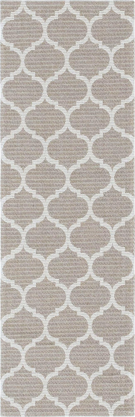 Taupe 2' x 6' Decatur Runner Area Rug 100% Cotton All Natural Sustainable Eco-Friendly Carpet for Dining Living Office Dorm Rooms for Sale at Rug Engine