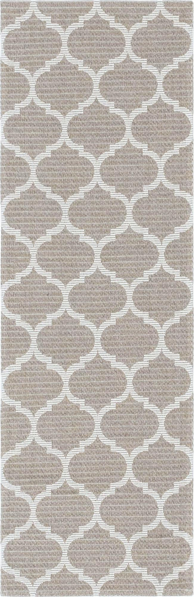 Taupe 2' x 6' Decatur Runner Area Rug 100% Cotton All Natural Sustainable Eco-Friendly Carpet for Dining Living Office Dorm Rooms for Sale at Rug Engine