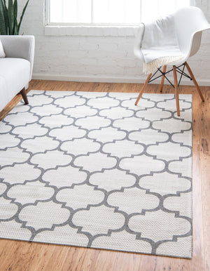 Ivory 4' 2 x 6' Decatur Rectangle Area Rug 100% Cotton All Natural Sustainable Eco-Friendly Carpet for Dining Living Office Dorm Rooms for Sale at Rug Engine