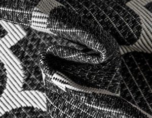 Black 5' x 7' 2 Decatur Rectangle Area Rug 100% Cotton All Natural Sustainable Eco-Friendly Carpet for Dining Living Office Dorm Rooms for Sale at Rug Engine