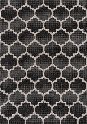 Black 5' x 7' 2 Decatur Rectangle Area Rug 100% Cotton All Natural Sustainable Eco-Friendly Carpet for Dining Living Office Dorm Rooms for Sale at Rug Engine