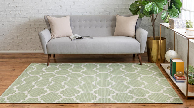 Green 2' 2 x 3' 1 Decatur Rectangle Area Rug 100% Cotton All Natural Sustainable Eco-Friendly Carpet for Dining Living Office Dorm Rooms for Sale at Rug Engine