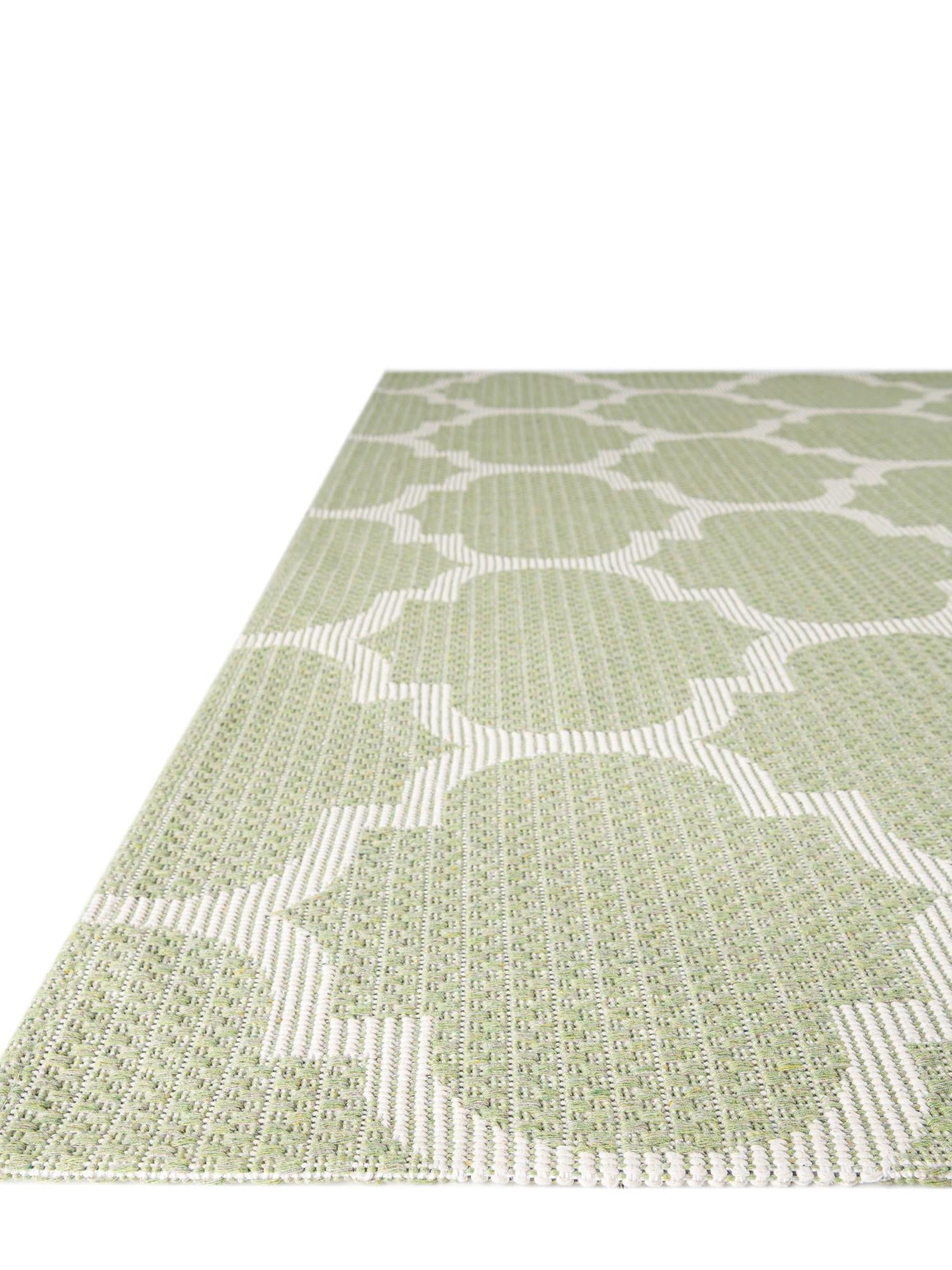 Green 5' x 7' 2 Decatur Rectangle Area Rug 100% Cotton All Natural Sustainable Eco-Friendly Carpet for Dining Living Office Dorm Rooms for Sale at Rug Engine