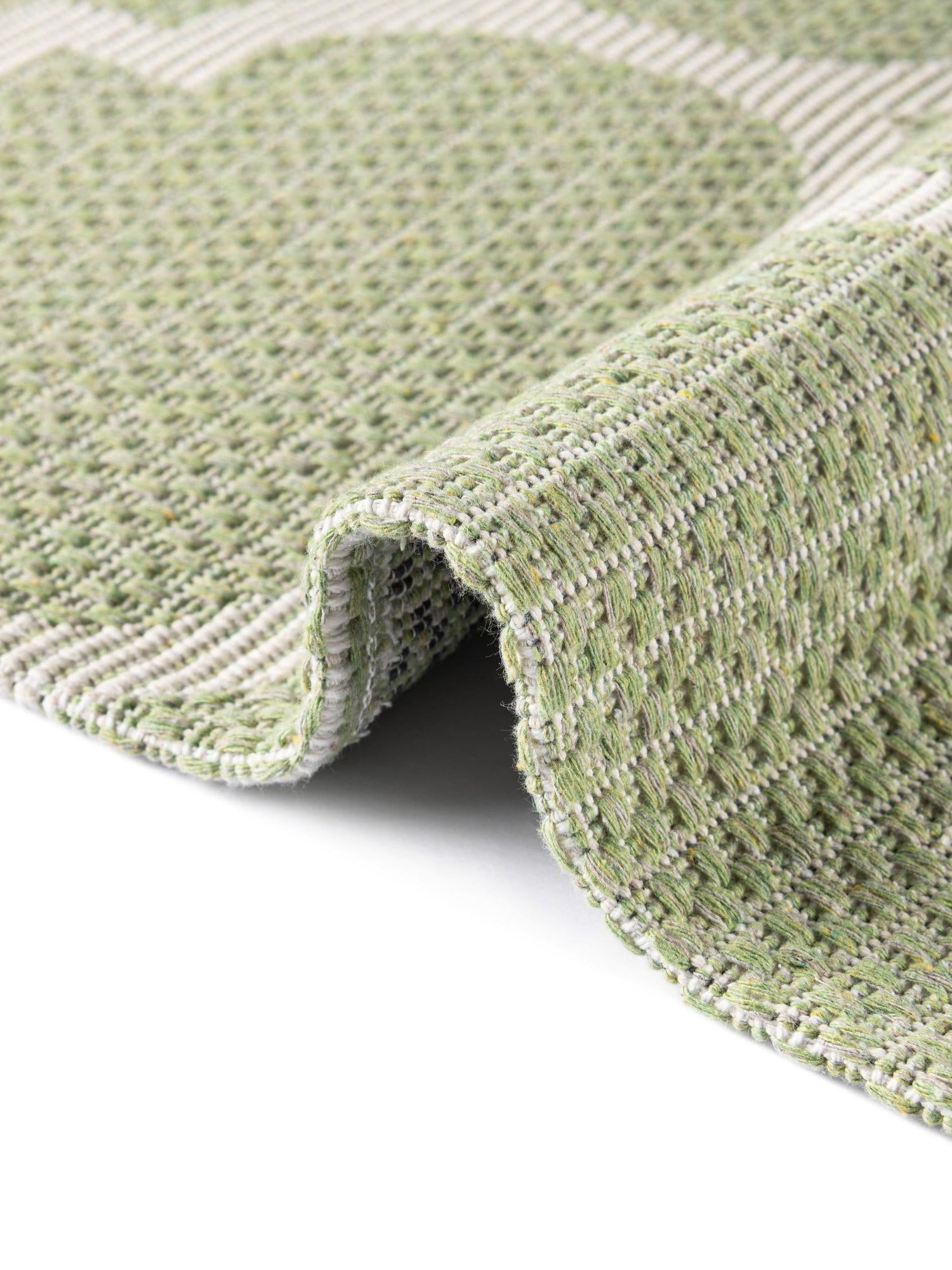 Green 6' 4 x 9' Decatur Rectangle Area Rug 100% Cotton All Natural Sustainable Eco-Friendly Carpet for Dining Living Office Dorm Rooms for Sale at Rug Engine