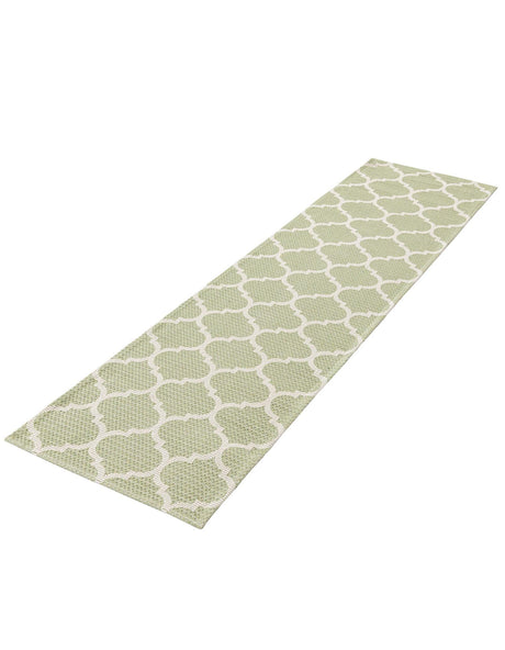 Green 2' x 7' 10 Decatur Runner Area Rug 100% Cotton All Natural Sustainable Eco-Friendly Carpet for Dining Living Office Dorm Rooms for Sale at Rug Engine