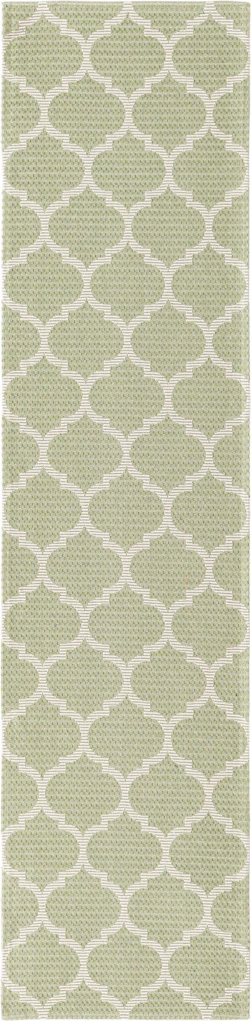 Green 2' x 7' 10 Decatur Runner Area Rug 100% Cotton All Natural Sustainable Eco-Friendly Carpet for Dining Living Office Dorm Rooms for Sale at Rug Engine