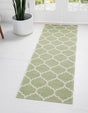 Green 2' x 7' 10 Decatur Runner Area Rug 100% Cotton All Natural Sustainable Eco-Friendly Carpet for Dining Living Office Dorm Rooms for Sale at Rug Engine