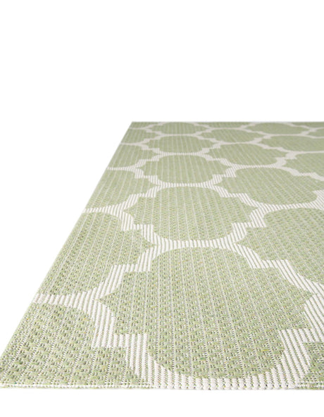 Green 2' x 6' Decatur Runner Area Rug 100% Cotton All Natural Sustainable Eco-Friendly Carpet for Dining Living Office Dorm Rooms for Sale at Rug Engine