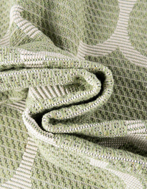 Green 2' x 6' Decatur Runner Area Rug 100% Cotton All Natural Sustainable Eco-Friendly Carpet for Dining Living Office Dorm Rooms for Sale at Rug Engine