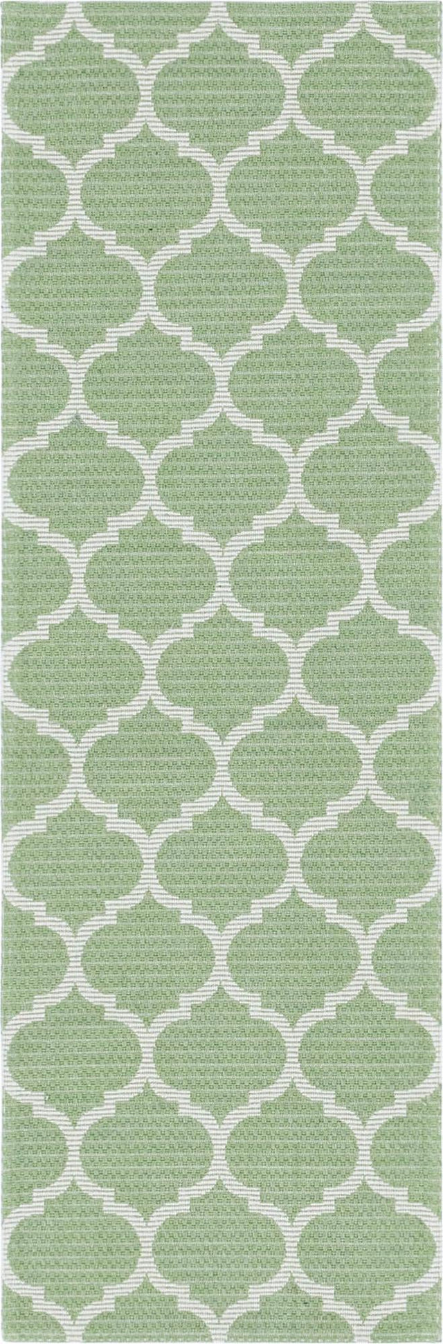 Green 2' x 6' Decatur Runner Area Rug 100% Cotton All Natural Sustainable Eco-Friendly Carpet for Dining Living Office Dorm Rooms for Sale at Rug Engine