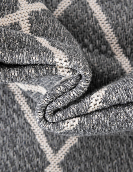 Dark Gray 2' 2 x 3' 1 Decatur Rectangle Area Rug 100% Cotton All Natural Sustainable Eco-Friendly Carpet for Dining Living Office Dorm Rooms for Sale at Rug Engine