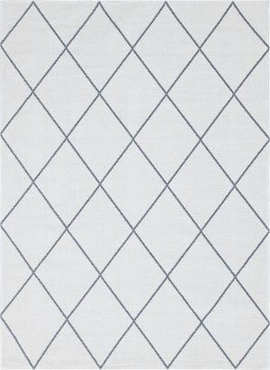 Ivory 7' 5 x 10' Decatur Rectangle Area Rug 100% Cotton All Natural Sustainable Eco-Friendly Carpet for Dining Living Office Dorm Rooms for Sale at Rug Engine