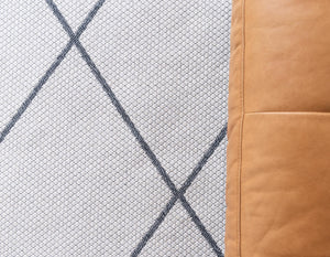 Ivory 7' 5 x 10' Decatur Rectangle Area Rug 100% Cotton All Natural Sustainable Eco-Friendly Carpet for Dining Living Office Dorm Rooms for Sale at Rug Engine