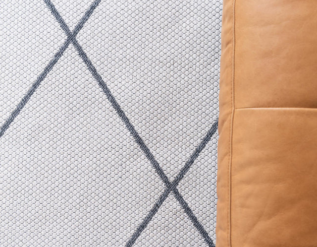 Ivory 2' x 7' 10 Decatur Runner Area Rug 100% Cotton All Natural Sustainable Eco-Friendly Carpet for Dining Living Office Dorm Rooms for Sale at Rug Engine