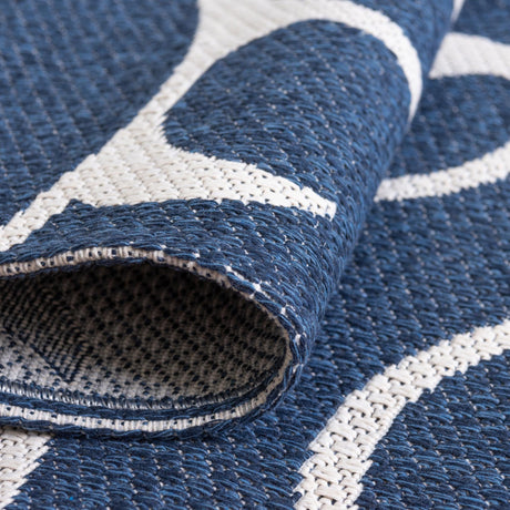 Navy Blue 6' 4 x 9' Decatur Rectangle Area Rug 100% Cotton All Natural Sustainable Eco-Friendly Carpet for Dining Living Office Dorm Rooms for Sale at Rug Engine