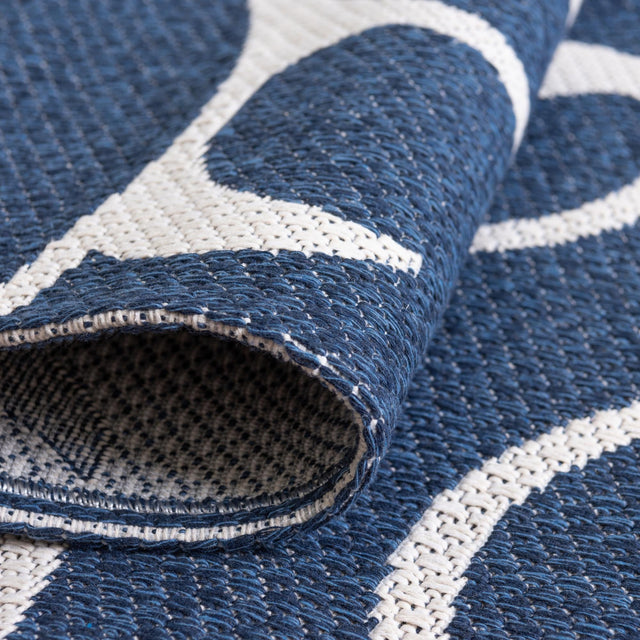 Navy Blue 2' 2 x 3' 1 Decatur Rectangle Area Rug 100% Cotton All Natural Sustainable Eco-Friendly Carpet for Dining Living Office Dorm Rooms for Sale at Rug Engine