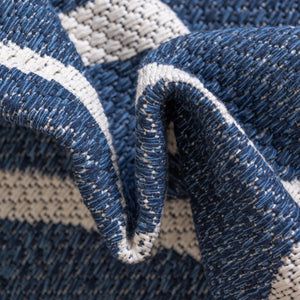 Navy Blue 7' 5 x 10' Decatur Rectangle Area Rug 100% Cotton All Natural Sustainable Eco-Friendly Carpet for Dining Living Office Dorm Rooms for Sale at Rug Engine