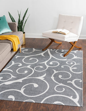 Dark Gray 2' 2 x 3' 1 Decatur Rectangle Area Rug 100% Cotton All Natural Sustainable Eco-Friendly Carpet for Dining Living Office Dorm Rooms for Sale at Rug Engine