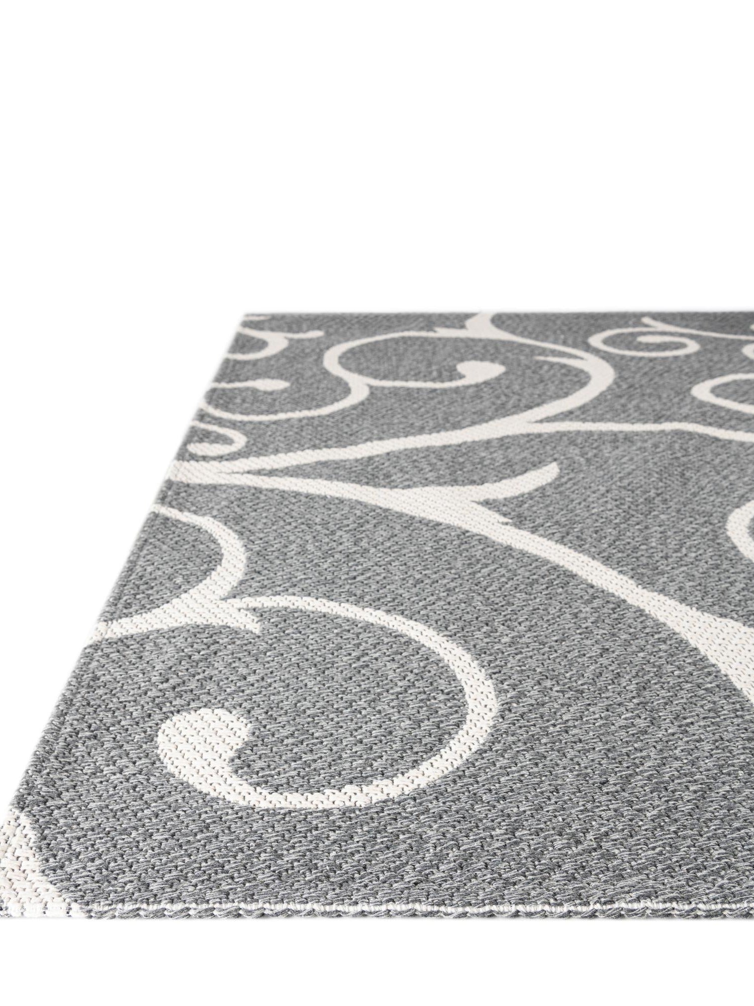 Dark Gray 6' 4 x 9' Decatur Rectangle Area Rug 100% Cotton All Natural Sustainable Eco-Friendly Carpet for Dining Living Office Dorm Rooms for Sale at Rug Engine