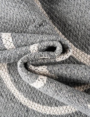 Dark Gray 4' 2 x 6' 1 Decatur Rectangle Area Rug 100% Cotton All Natural Sustainable Eco-Friendly Carpet for Dining Living Office Dorm Rooms for Sale at Rug Engine