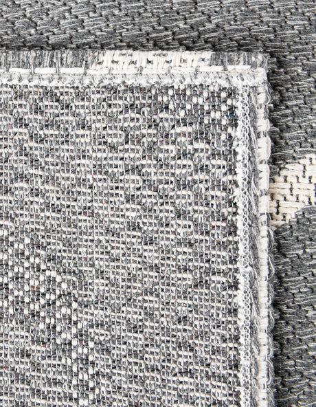 Dark Gray 6' 4 x 9' Decatur Rectangle Area Rug 100% Cotton All Natural Sustainable Eco-Friendly Carpet for Dining Living Office Dorm Rooms for Sale at Rug Engine