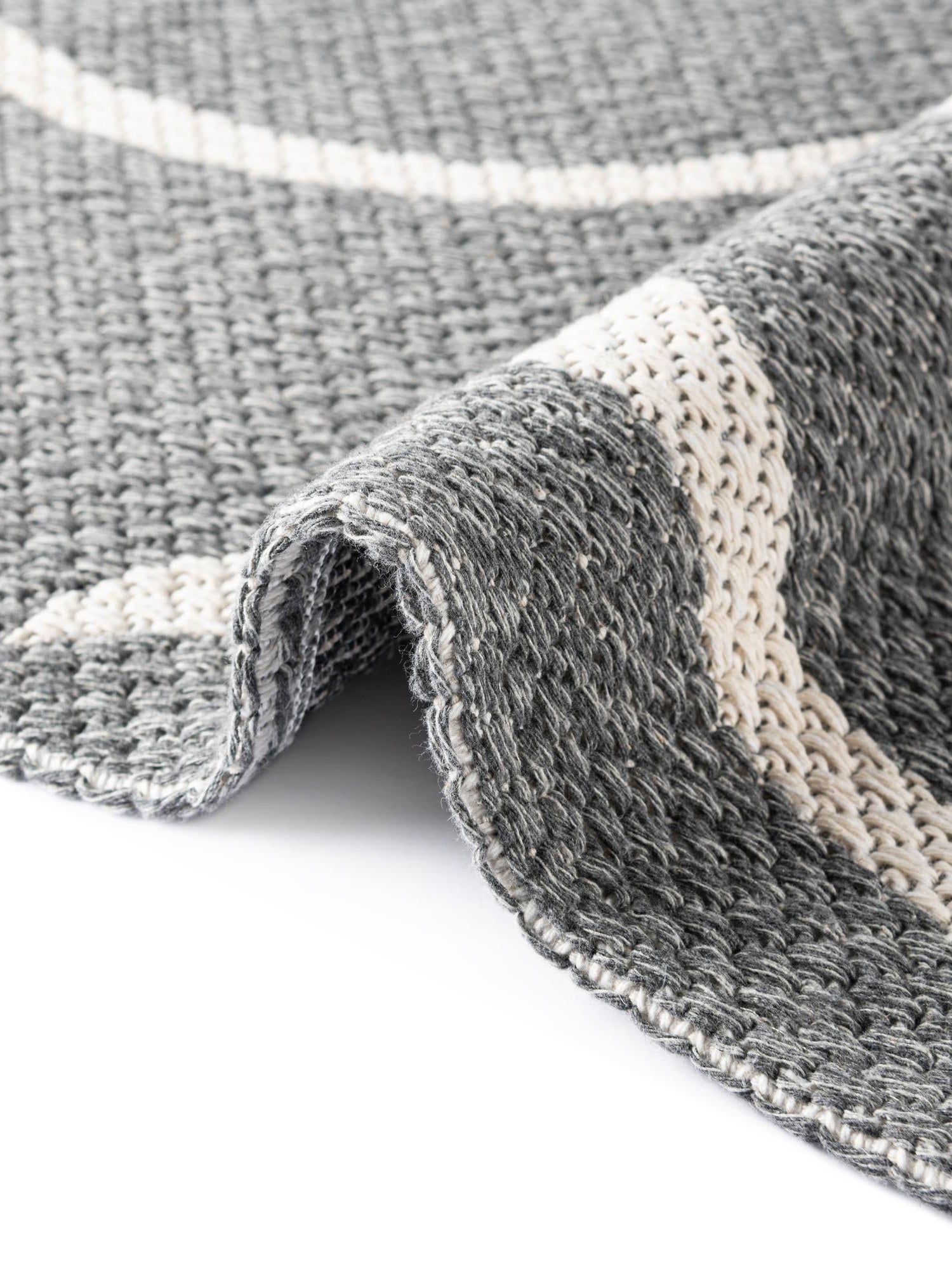 Dark Gray 7' 5 x 10' Decatur Rectangle Area Rug 100% Cotton All Natural Sustainable Eco-Friendly Carpet for Dining Living Office Dorm Rooms for Sale at Rug Engine