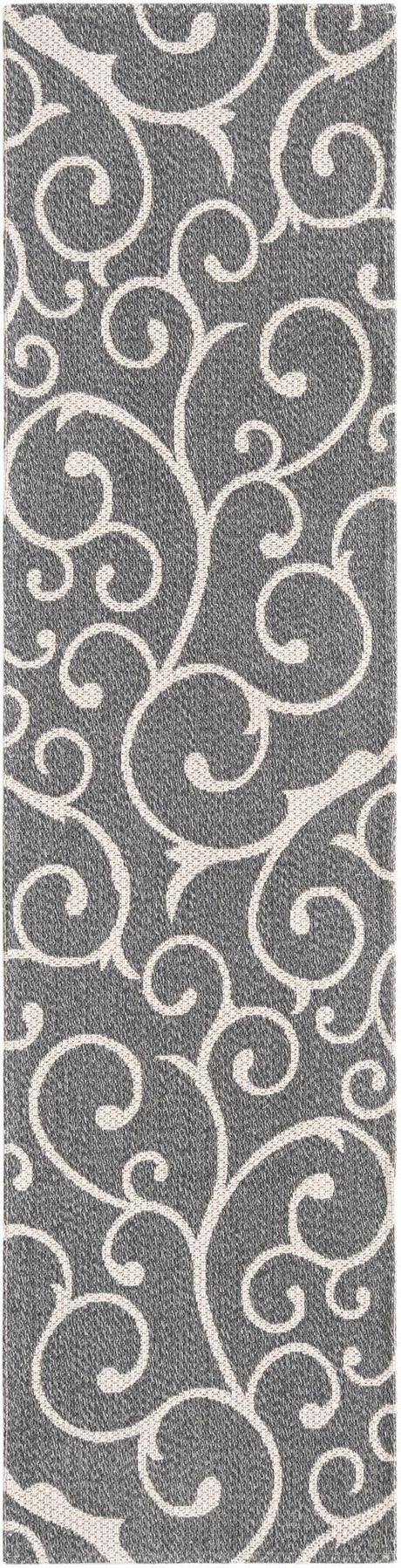 Dark Gray 2' x 7' 10 Decatur Runner Area Rug 100% Cotton All Natural Sustainable Eco-Friendly Carpet for Dining Living Office Dorm Rooms for Sale at Rug Engine