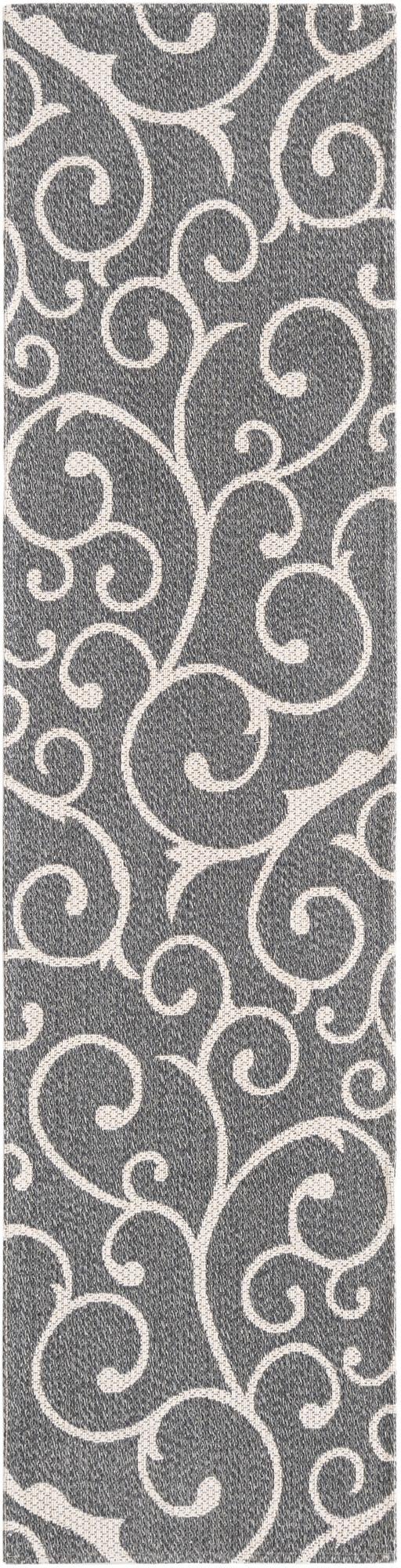Dark Gray 2' x 7' 10 Decatur Runner Area Rug 100% Cotton All Natural Sustainable Eco-Friendly Carpet for Dining Living Office Dorm Rooms for Sale at Rug Engine