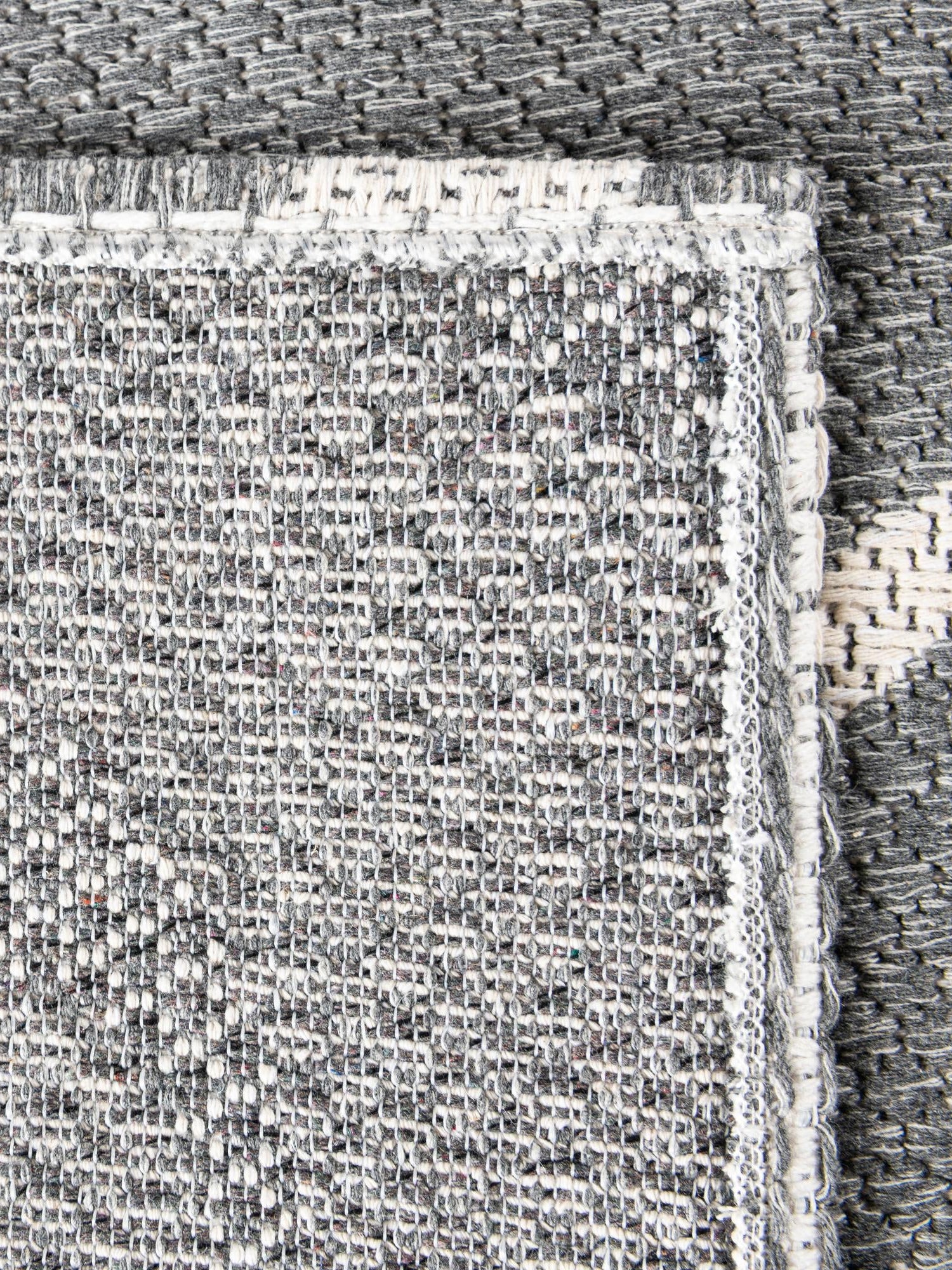 Dark Gray 2' x 7' 10 Decatur Runner Area Rug 100% Cotton All Natural Sustainable Eco-Friendly Carpet for Dining Living Office Dorm Rooms for Sale at Rug Engine