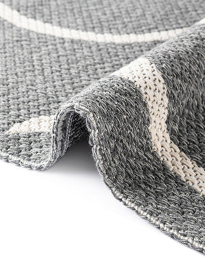 Dark Gray 2' x 7' 10 Decatur Runner Area Rug 100% Cotton All Natural Sustainable Eco-Friendly Carpet for Dining Living Office Dorm Rooms for Sale at Rug Engine