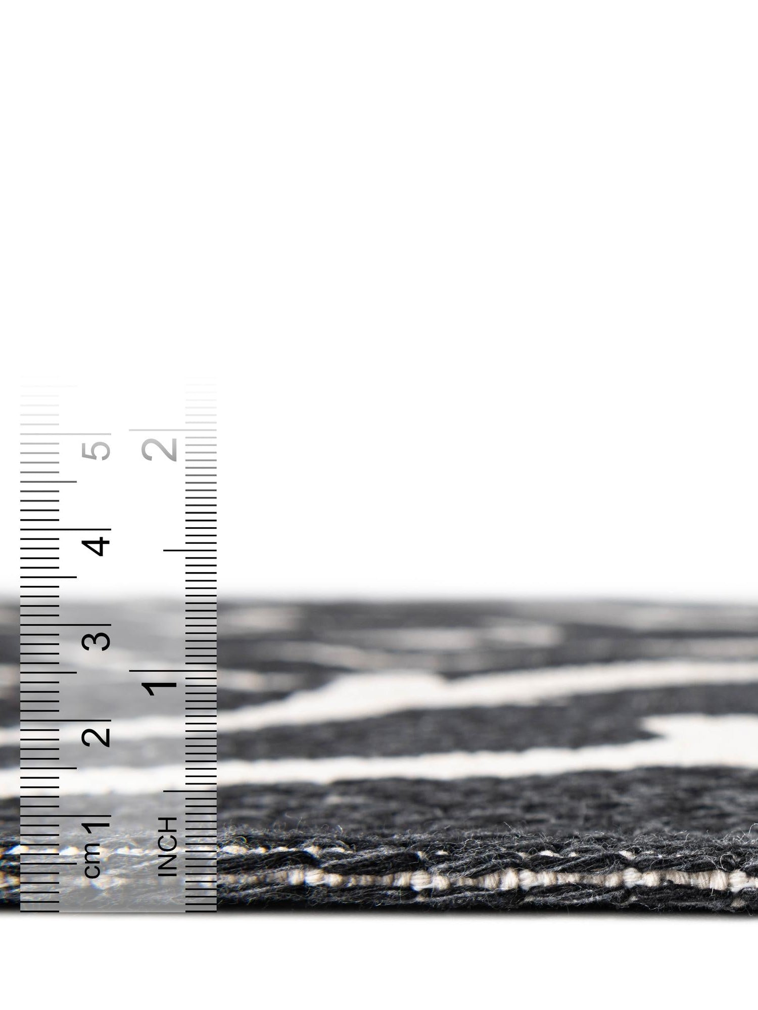 Black 5' x 7' 2 Decatur Rectangle Area Rug 100% Cotton All Natural Sustainable Eco-Friendly Carpet for Dining Living Office Dorm Rooms for Sale at Rug Engine